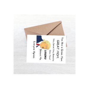 Funny "Donald Trump" Mother's Day greeting Card