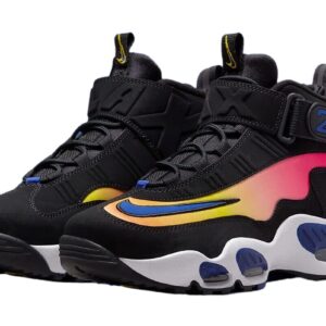 Nike mens Air Griffey Max 1, Black/Concord/Yellow Strike/Co, 10.5