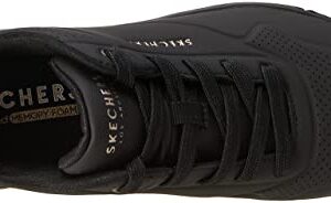 Skechers womens Skecher Street Women's Uno - Stand on Air Sneaker, Black/Black, 11 US