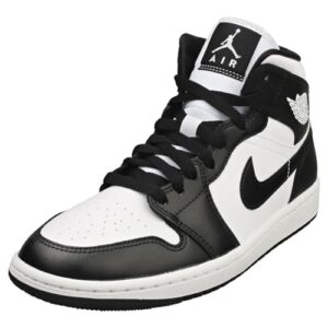 Jordan 1 Mid Women White/Black-Panda Mid DV0991-101 7.5