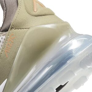 Nike Men's Air Max 270 shoe, Cream/Rust Oxide-khaki, 8