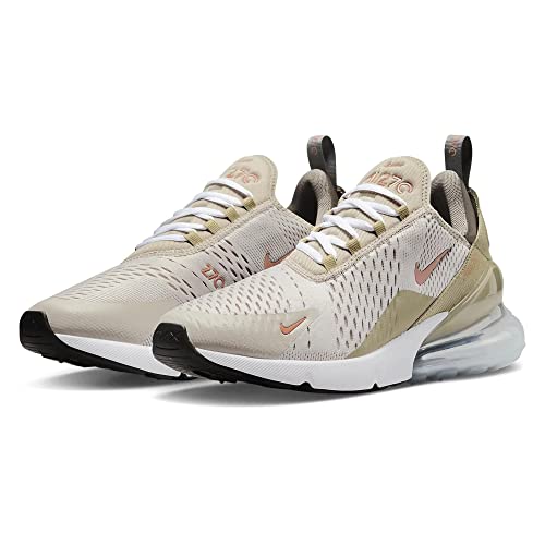 Nike Men's Air Max 270 shoe, Cream/Rust Oxide-khaki, 8