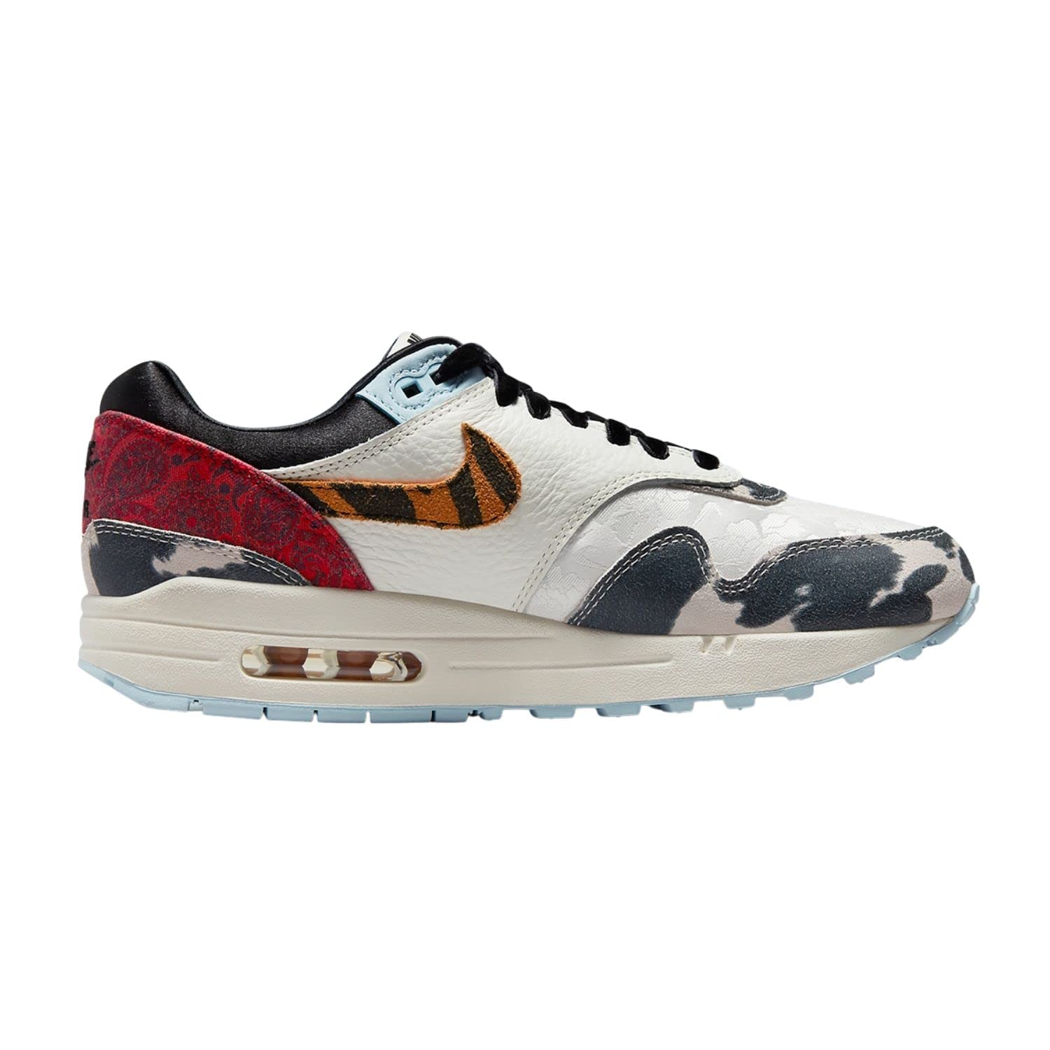 Nike Air Max 1 '87 Womens Size-10.5,Sail/Black-celestine