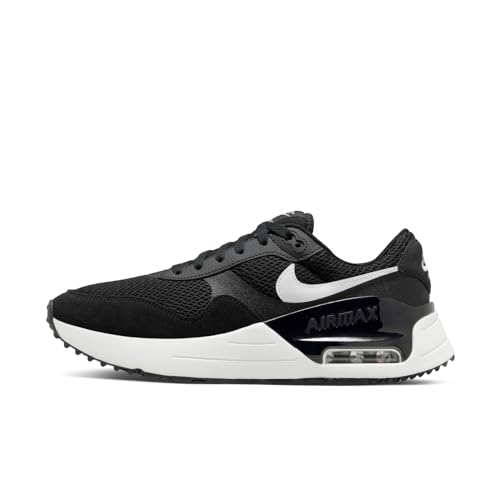 Nike Mens AIR MAX SYSTM Sneaker - Black/Wolf Grey/White (Black/Wolf Grey/White, us_Footwear_Size_System, Adult, Men, Numeric, Medium, Numeric_10_Point_5)