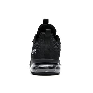 IIV Mens Air Running Shoes Casual Tennis Athletic Gym Lightweight Fashion Sneakers AllBlack US 10