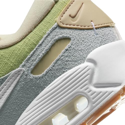 Nike Air Max 90 Futura Women's Shoes (Buff Gold/Summit White/Light Silver, US Footwear Size System, Adult, Women, Numeric, Medium, 7.5)