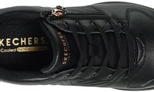 Skechers Women's Million AIR Sneaker, 7.5 Black