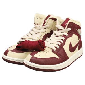 Jordan Womens WMNS Air Jordan 1 DR0501 200 Split Cherrywood Red - Size 6W