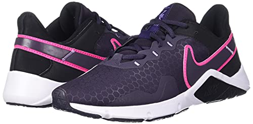 SHOES SNEAKERS NIKE LEGEND ESSENTIAL 2 WOMEN TRAINING CQ9545-014 - 7.5 - BLACK/HYPER PINK-CAVE