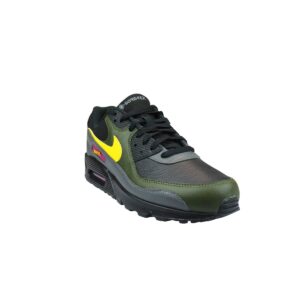 Nike mens Air Max 90 GTX Shoes, Black/Tour Yellow-cargo Khaki, 10.5