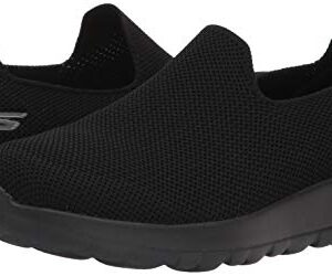 Skechers Men's Go Walk Max-Athletic Air Mesh Slip on Walkking Shoe Sneaker,Black/Black/Black,10 X-Wide US