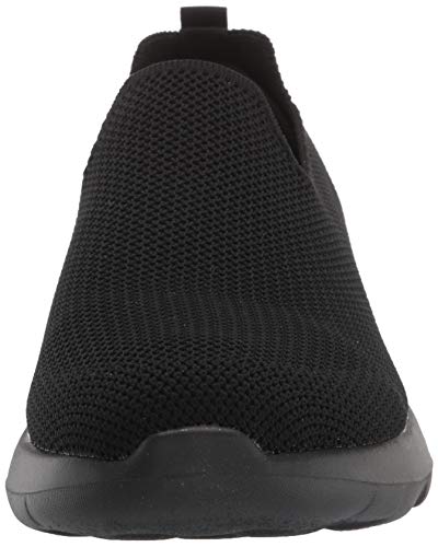 Skechers Men's Go Walk Max-Athletic Air Mesh Slip on Walkking Shoe Sneaker,Black/Black/Black,10 X-Wide US