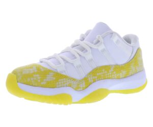 nike air jordan 11 retro low women's shoes adult ah7860-107 (white/tou), size 5.5