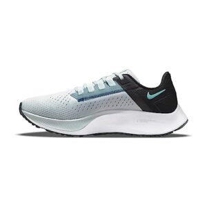 nike womens air zoom pegasus 38 running shoe, ghost aqua/washed teal/aviator grey/black/barely green/marina, 8 uk (10.5 us)