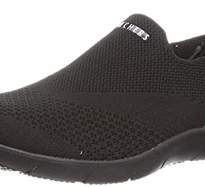 Skechers Women's ARCH FIT REFINE-DON'T GO Sneaker, Black/black, 8