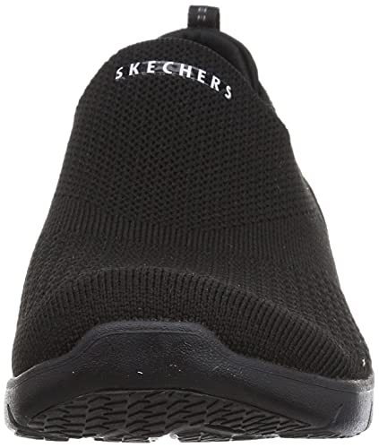 Skechers Women's ARCH FIT REFINE-DON'T GO Sneaker, Black/black, 8