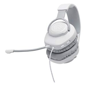 JBL Quantum 100 - Wired Over-Ear Gaming Headphones - White, Large