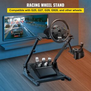 VEVOR G920 Racing Steering Wheel Stand Shifter Mount fit for Mainstream Brands Gaming Wheel Stand Wheel Pedals NOT Included Racing Wheel Stand