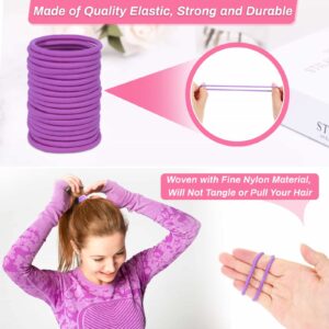 150 Pieces Hair Ties for Women Thick Curly Hair, Bulk Hair Ties Ponytail Holders Hair Elastics Hair Bands for Adults Women Girls (4mm)