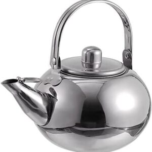 Kettle Stovetop Whistling Tea Kettle Thicken Stainless Steel Tea Kettle Teakettle Portable Teapot with Filter Screen for Kitchen Tea Kettle Stovetop Teapot