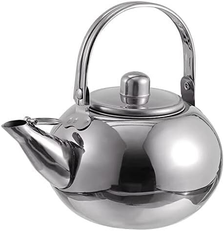 Kettle Stovetop Whistling Tea Kettle Thicken Stainless Steel Tea Kettle Teakettle Portable Teapot with Filter Screen for Kitchen Tea Kettle Stovetop Teapot