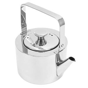 L Steel Tea Kettle With Strainer Thickened Metal Whistling Teapot With Ergonomic Handle For All Stovetop Small, 1L L Steel Tea Kettle (Medium, 1.3L)