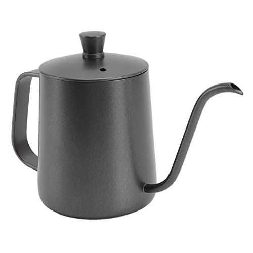 N Coffee Kettle Black L Steel Rustproof Small Pour Over Kettle With Lid For Home 600Ml N Coffee Kettle Black (350ml)