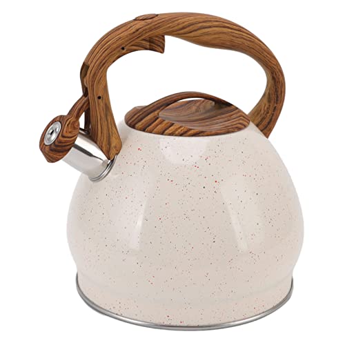 3L Whistling Tea Kettle Ergonomic Handle Rustproof L Steel Whistling Kettle For Gas Stove Induction Cooker 3L Whistling Tea Kettle