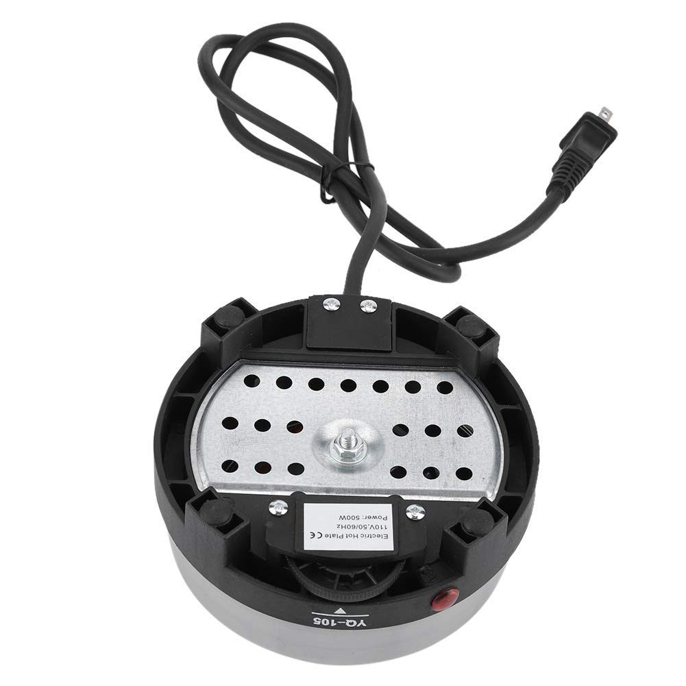 Portable Stove Electric,500W Small Hot Plates For Cooking Electric Single Electric Flat Cast Iron Heating Plate