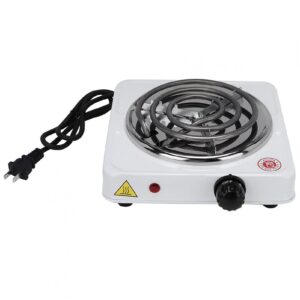 1000W Electric Stove Burners General Mini Portable Heater Heating Plate Household Cooking Appliances Countertop Burners(US Plug)