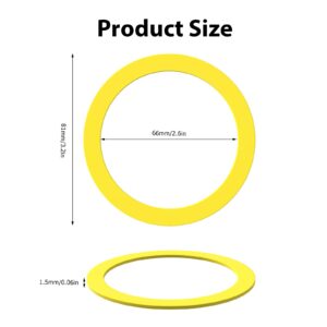 Flush Valve Seal for Kohler, 2 Pack Upgraded Silicone Material Toilet Replacement Tank Parts Canister Flush Valve Kit Gasket for K-GP1059291