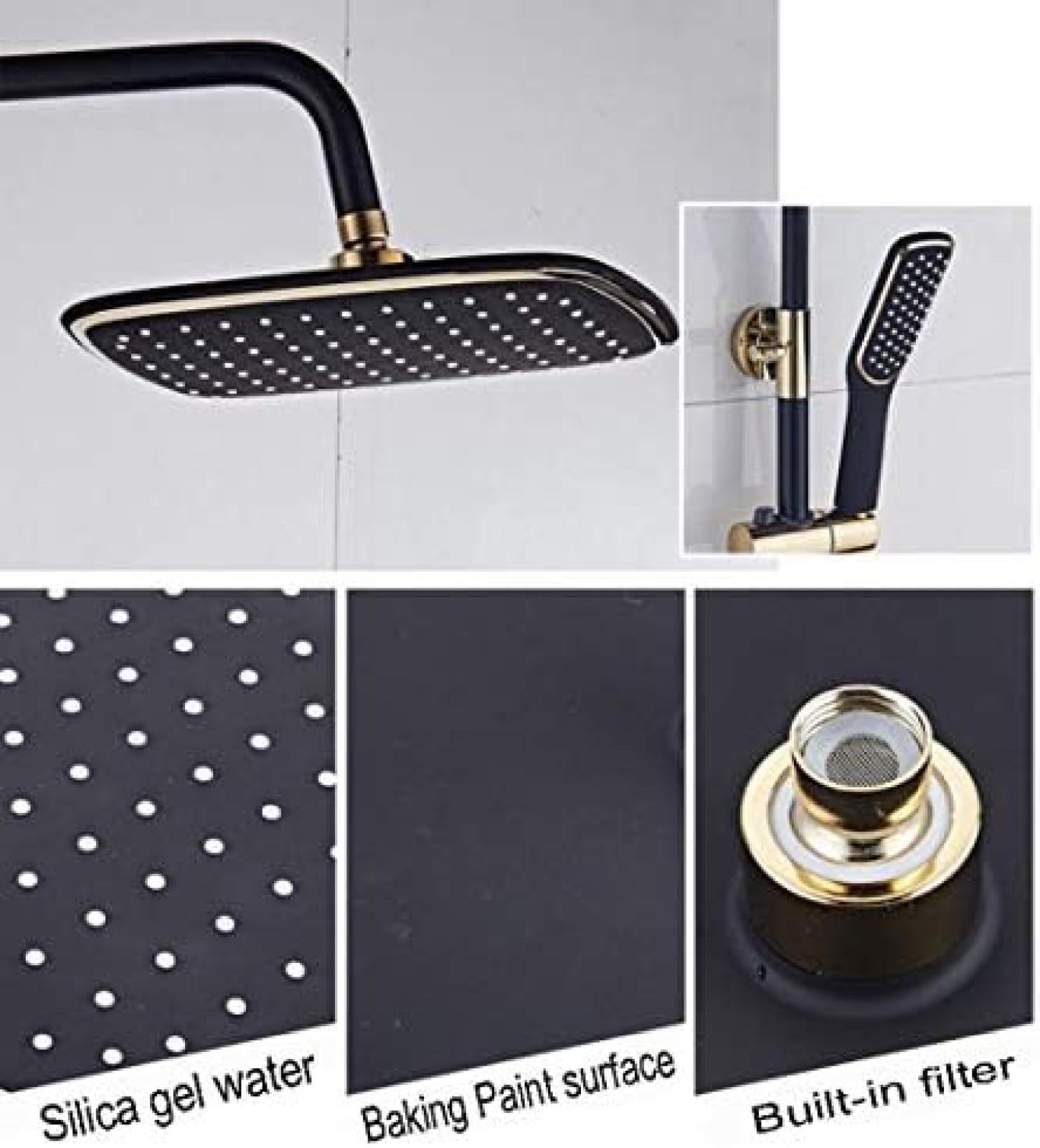 Toilet Shower Kit Gold Shower Faucet Bronze Black Shower Faucets Best Gift For New Home Decoration Bathtub Faucet