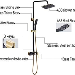 Toilet Shower Kit Gold Shower Faucet Bronze Black Shower Faucets Best Gift For New Home Decoration Bathtub Faucet