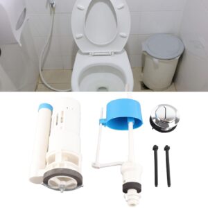 HURRISE Water Saving Toilet Repair Kit Fill with Button ABS Material, Suitable for Toilets with 23-27 Cm Water Depth