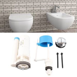 HURRISE Water Saving Toilet Repair Kit Fill with Button ABS Material, Suitable for Toilets with 23-27 Cm Water Depth