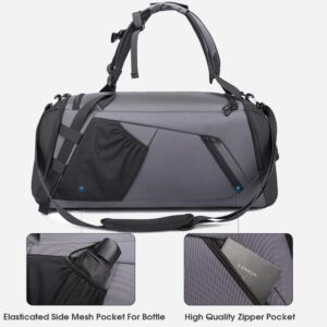 BANGE Gym Bag For Men,Dry And Wet Depart Pocket Sports Duffel Backpack With Shoes Compartment,Short-Distance Trip Duffel Gym Bag for Men Women