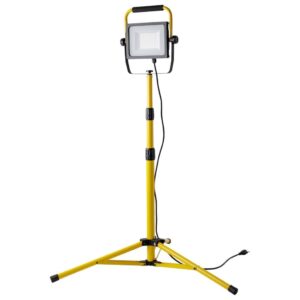 Sunlite 88176 LED Portable Construction Work Light with Tripod Stand, 72 Watts, 7000 Lumens, 6 Foot Cord, for Workshops, Garages, Attics, Basements, Painting, Job Sites, UL Listed, 40K - Cool White