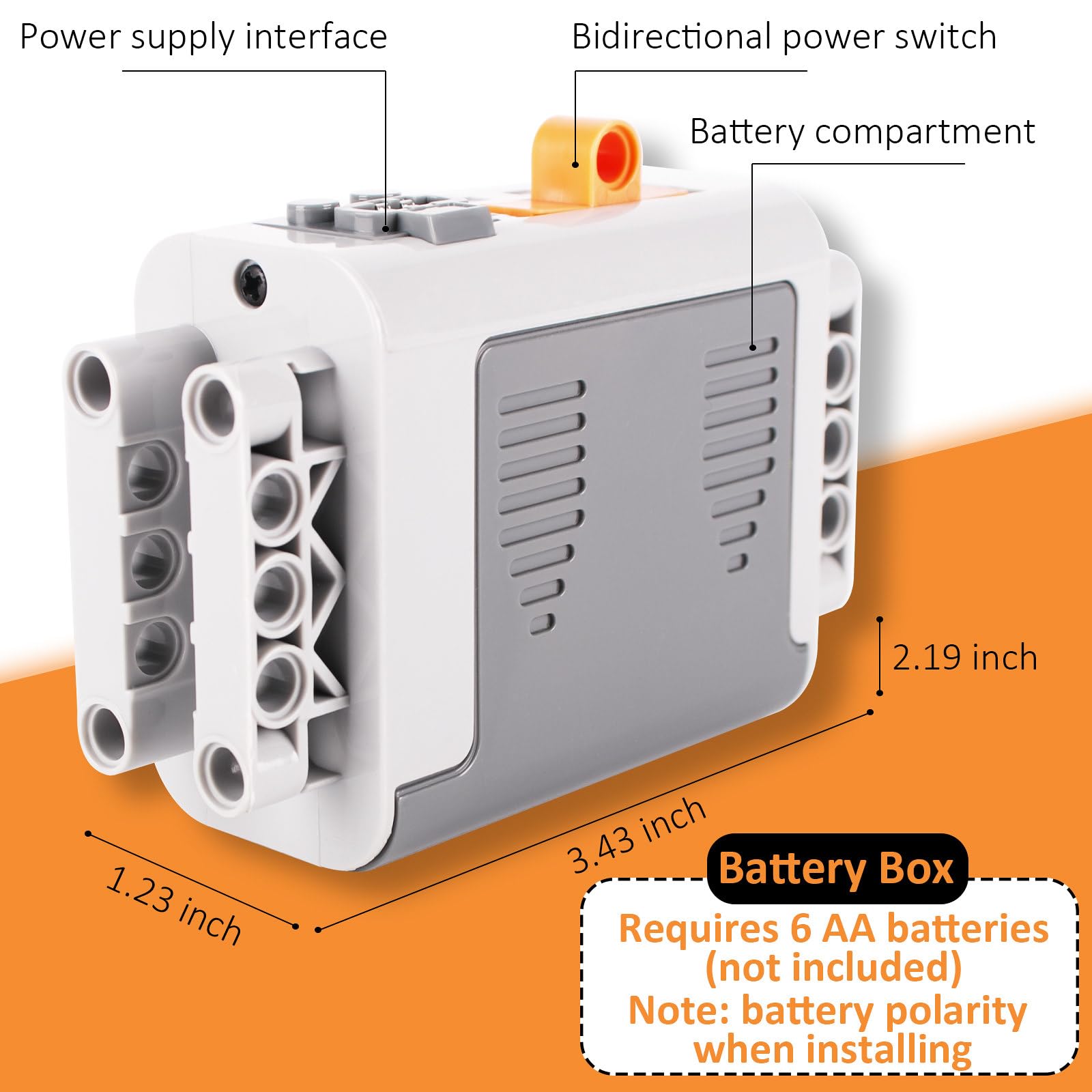 5-in-1 Motor Kit Compatible with Lego Technic, Motor Set with Powerful Motors, Advanced Control Functionality, Ultimate Compatibility