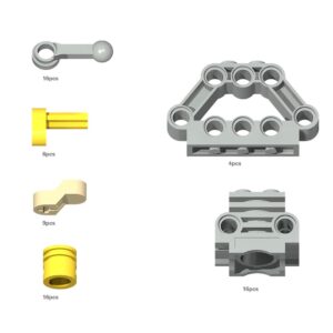 zoster crankshaft accessories kit engine connecting rod parts individual mechanical technology educational parts