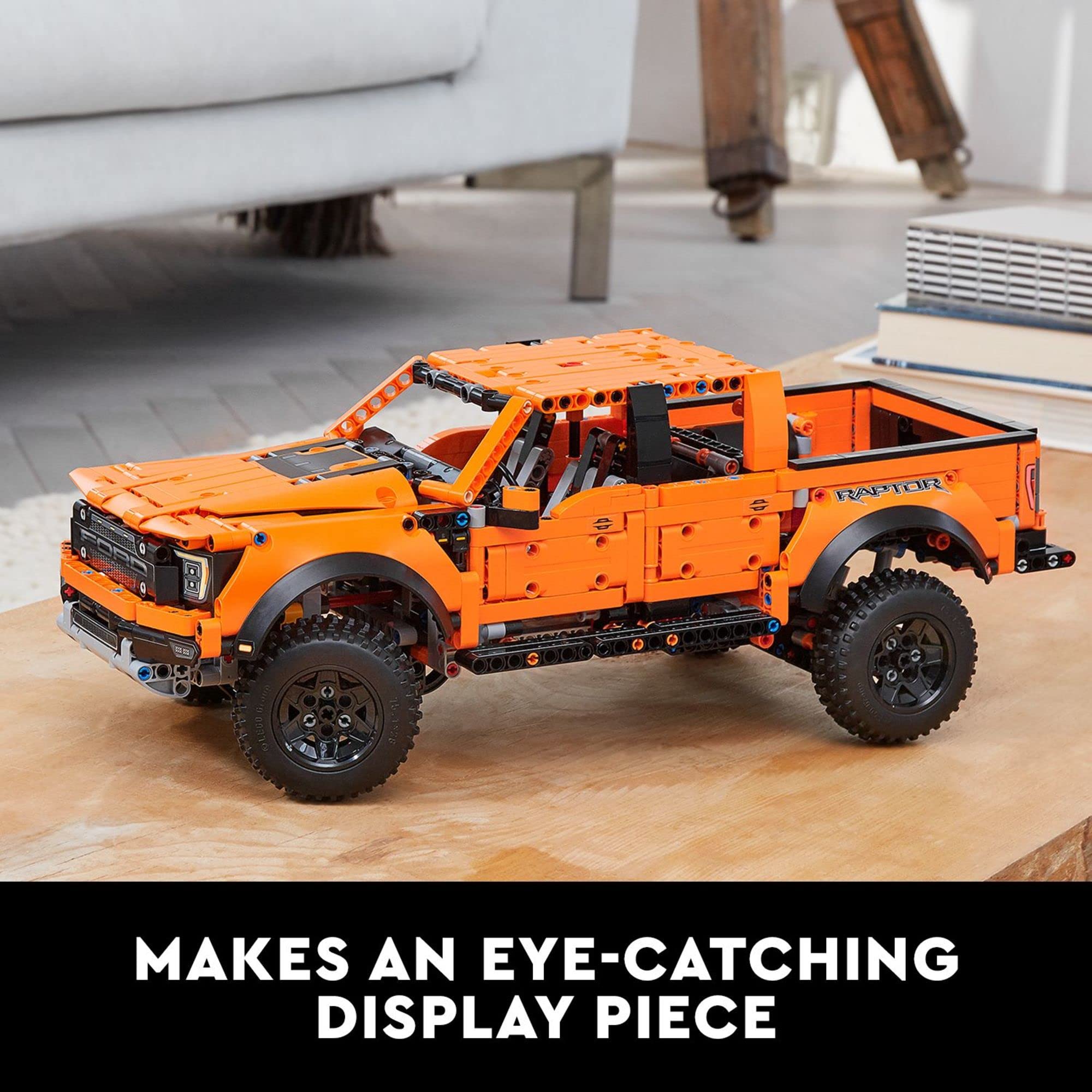 LEGO Technic Ford F-150 Raptor 42126 Model Building Kit; Enjoy an Immersive Build Recreating The Features and Functions of The Powerful Ford F-150 Raptor Pickup Truck (1,379 Pieces)