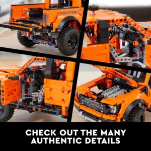 LEGO Technic Ford F-150 Raptor 42126 Model Building Kit; Enjoy an Immersive Build Recreating The Features and Functions of The Powerful Ford F-150 Raptor Pickup Truck (1,379 Pieces)