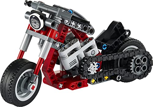 LEGO Technic Motorcycle to Adventure Bike Building Kit 42132, 2 in 1 Model Motorcycle Toy, Birthday Gift for Kids, Boys and Girls