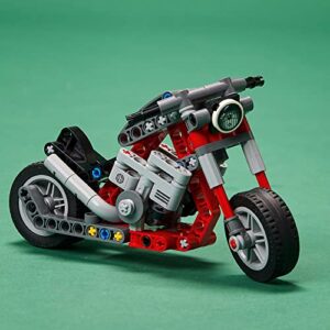 LEGO Technic Motorcycle to Adventure Bike Building Kit 42132, 2 in 1 Model Motorcycle Toy, Birthday Gift for Kids, Boys and Girls