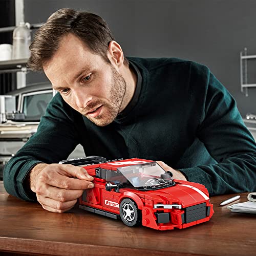 ZYLEGEN Sports Car Technique Car Building Kit,MOC Building Blocks Set to Build,Hypercar Model Building Kit,Collectible Race Car Display Model,Creative for Car Lovers,FKP(363Pcs)