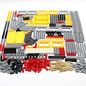 konhaovf 548pcs liftarm pins connector set for technic series parts compatible with major brand technic parts,diy assortment pack(liftarm,pins,axles,connectors) for technic building blocks set