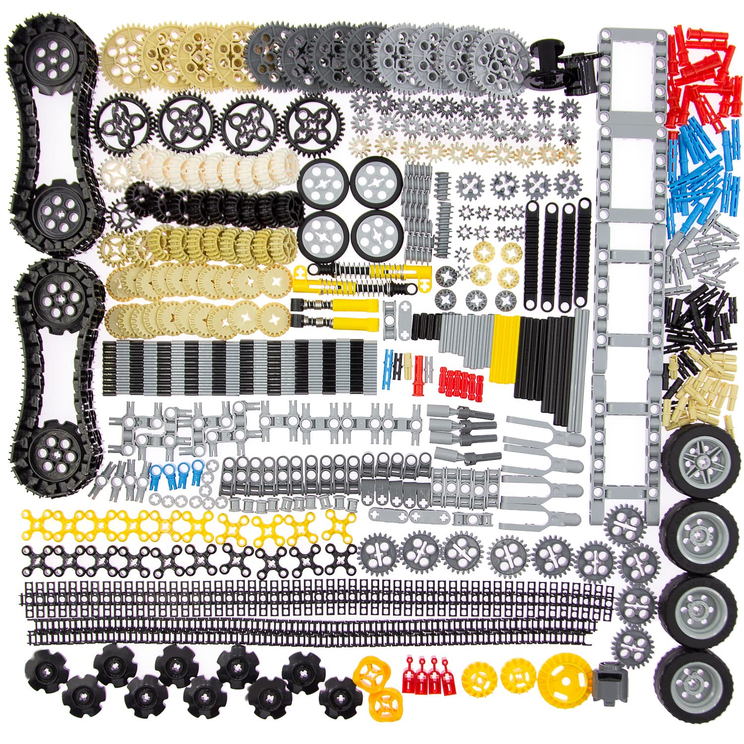 SEEMEY 32Pcs Power-Function-Kit & 844Pcs Pins-Gears-Axles Set bundle Compatible with LEGO-Technic-Parts