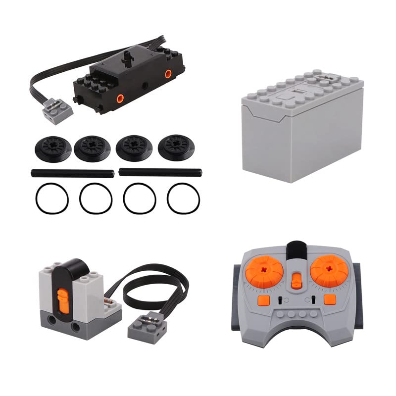 Power Functions Parts Building Blocks Train Track Motor Battery Box Infrared Remote Controller Receiver (modle2)