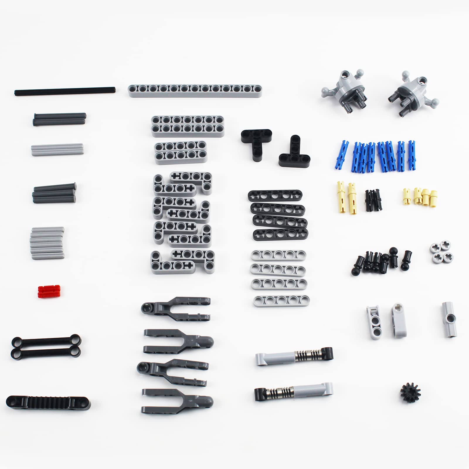 TTLYHEK MOC Parts Toy Front Suspension System Technical Parts Compatible with All Major Brands Building Blocks Bricks DIY Accessories (78Pcs)