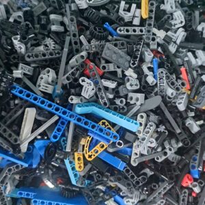 LOONGON 2 POUNDS Technical Parts Random Lot of Pieces-Compatible with major brands Technic Pieces Compatible with Lego Technic Parts Random Technical Parts