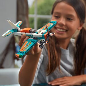 LEGO Technic Racing Plane 42117 Model Building Kit; Great Gift or Treat for Kids Who Love to Play with Toy Aeroplanes; A 2-in-1 Build for Even More Flying Fun (154 Pieces)